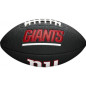 Wilson NFL Soft touch team logo Mini ball New York Giants black