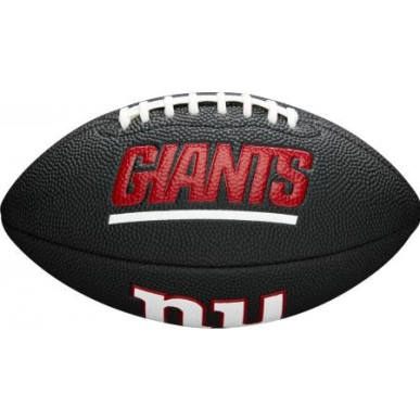 Wilson NFL Soft touch team logo Mini ball New York Giants black