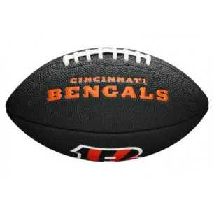 Wilson NFL Soft touch team logo Mini Ball Cincinnati Bengals black