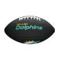 Wilson NFL Soft touch team logo Mini ball Miami Dolphins black Wilson NFL Soft touch team logo Mini ball Miami Dolphins black
