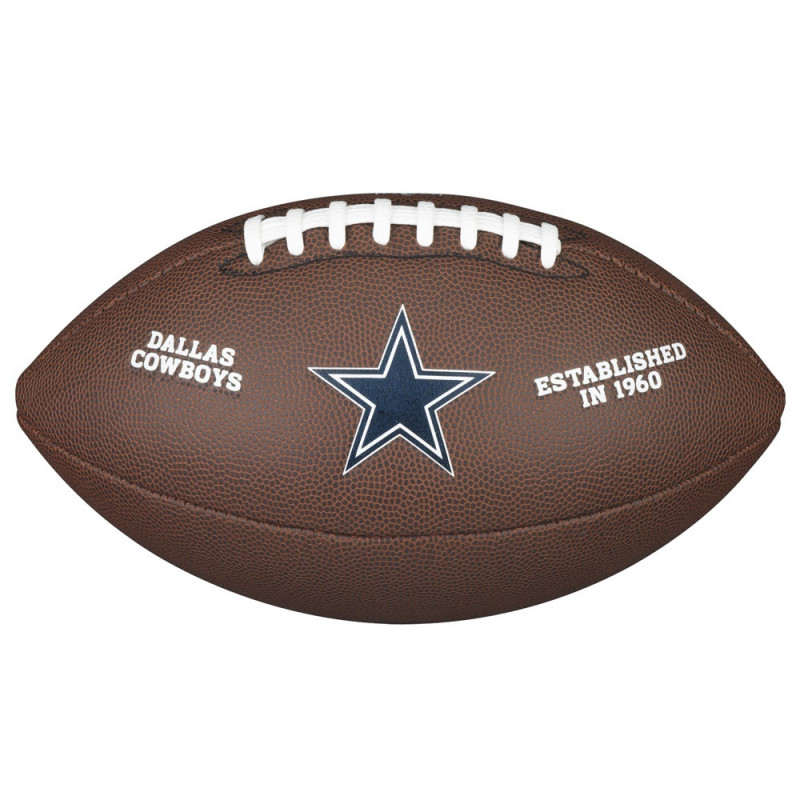 WTF1748XBDL_Ballon Football Américain NFL Dallas Cowboys Wilson Licenced