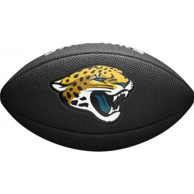 Mini balon de futbol americano Wilson NFL Soft touch team logo Jacksonville Jaguars negro