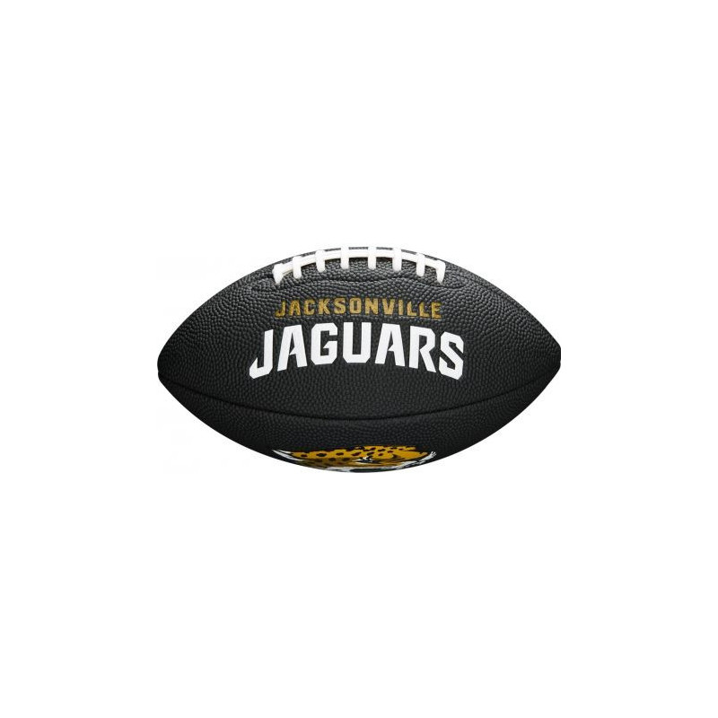 Wilson NFL Soft touch team logo Mini Ball Jacksonville Jaguars black