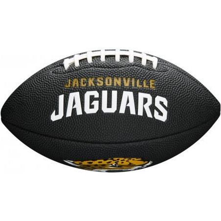 Mini Ballon de Football Américain Wilson Soft touch NFL team logo Jacksonville Jaguars Noir