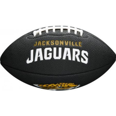 Mini Ballon de Football Américain Wilson Soft touch NFL team logo Jacksonville Jaguars Noir
