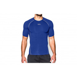 T-shirt de compression Under Armour HeatGear Bleu pour homme
