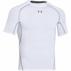 1257468-100_T-shirt de compression Under Armour HeatGear blanc pour homme