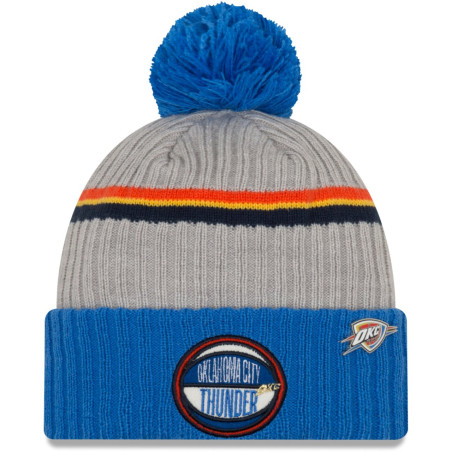 Bonnet NBA Oklahoma City Thunders New Era Draft 2019 Bleu