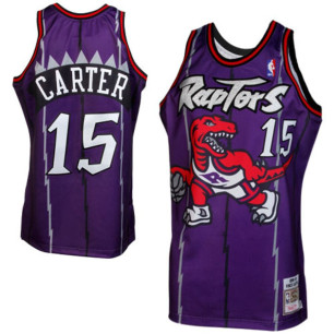 Mitchell & ness Throwback Authentic NBA Jersey Vince Carter Toronto Raptors 1998-99 Purple