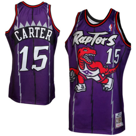 Mitchell & ness Throwback Authentic NBA Jersey Vince Carter Toronto Raptors 1998-99 Purple