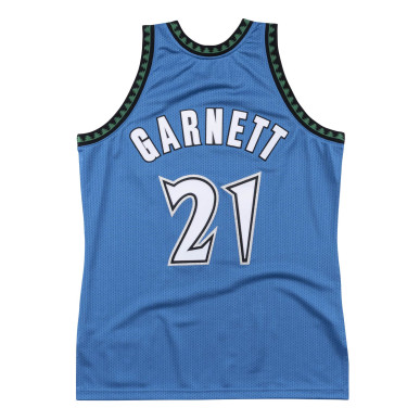 Camiseta NBA auténtico Kevin Garnett Minnesota Timberwolves 2003-04 Mitchell & ness Azul