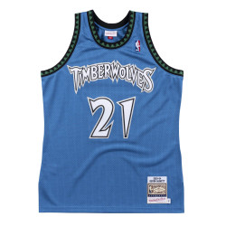 Maillot NBA Authentique Kevin Garnett Minnesota Timberwolves 2003-04 Mitchell & ness bleu