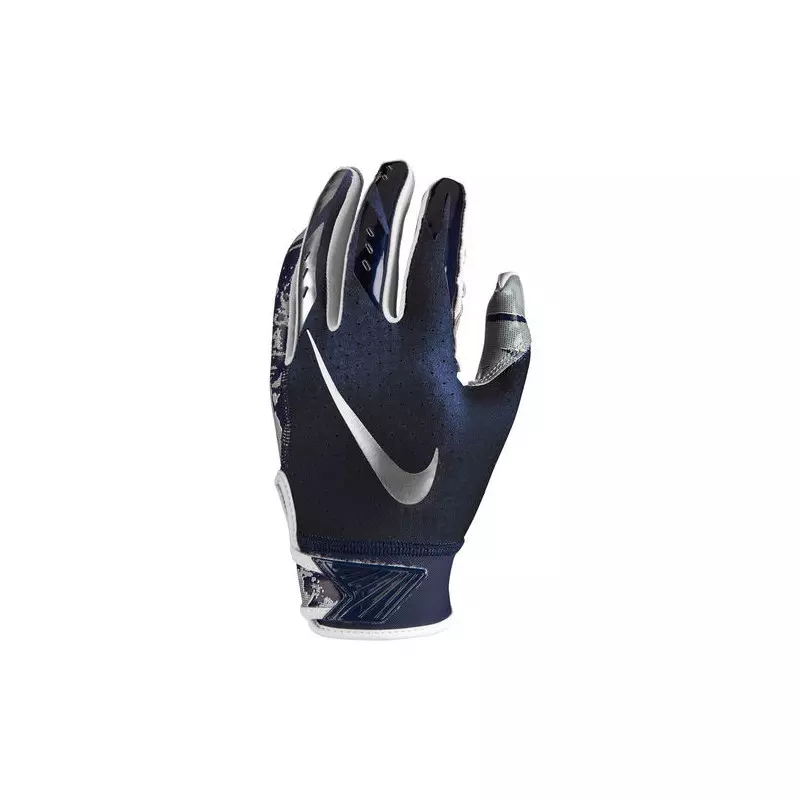 Gants de football américain pour junior Nike vapor Jet 5.0 Bleu marine pour receveur