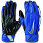 Nike D-Tack 6.0 Royal for Linemen Football gloves