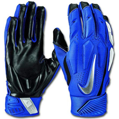Nike D-Tack 6.0 Royal for Linemen Football gloves