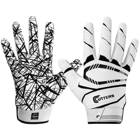 Kid's Cutters S750 Game Day Padded football gloves White