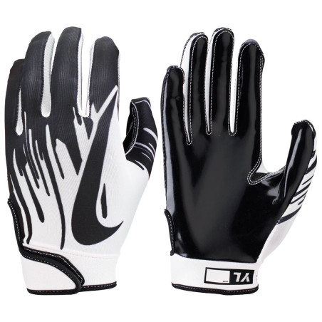Gants de football américain Nike Shark Noir pour Junior