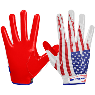 Cutters gloves Receiver S252 Limited Edition "USA" Red