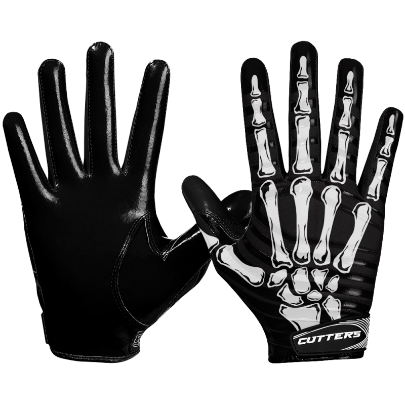 Youth's Cutters gloves Receiver S252 Limited Edition "skeleton" Black
