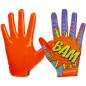 Guantes de Futbol americano Cutters S252 Limited Edition "Bam" Naranja para nino
