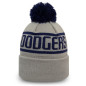 New Era Bobble Knit MLB Los Angeles Dodgers grey
