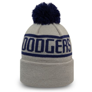 Gorro MLB Los Angeles Dodgers New Era Bobble gris