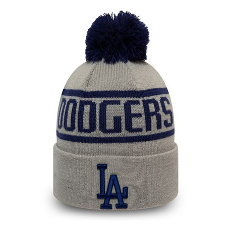 Gorro MLB Los Angeles Dodgers New Era Bobble gris