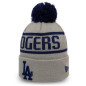New Era Bobble Knit MLB Los Angeles Dodgers grey