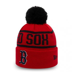 Gorro MLB Boston Red Sox New Era Bobble Rojo para nino