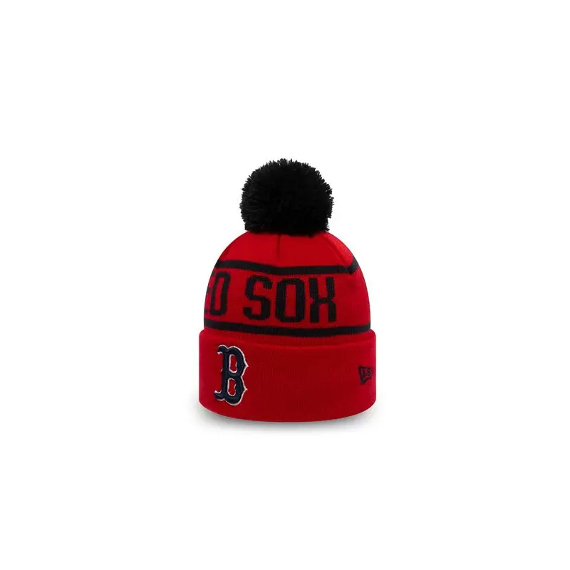 12145426_Bonnet MLB Boston Red Sox New Era Bobble Rouge pour Enfant