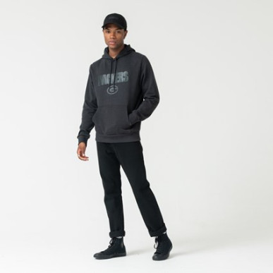 New Era NFL Pullover Hoody Greenbay Packers Gris para hombre
