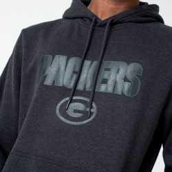 New Era NFL Pullover Hoody Greenbay Packers Gris para hombre