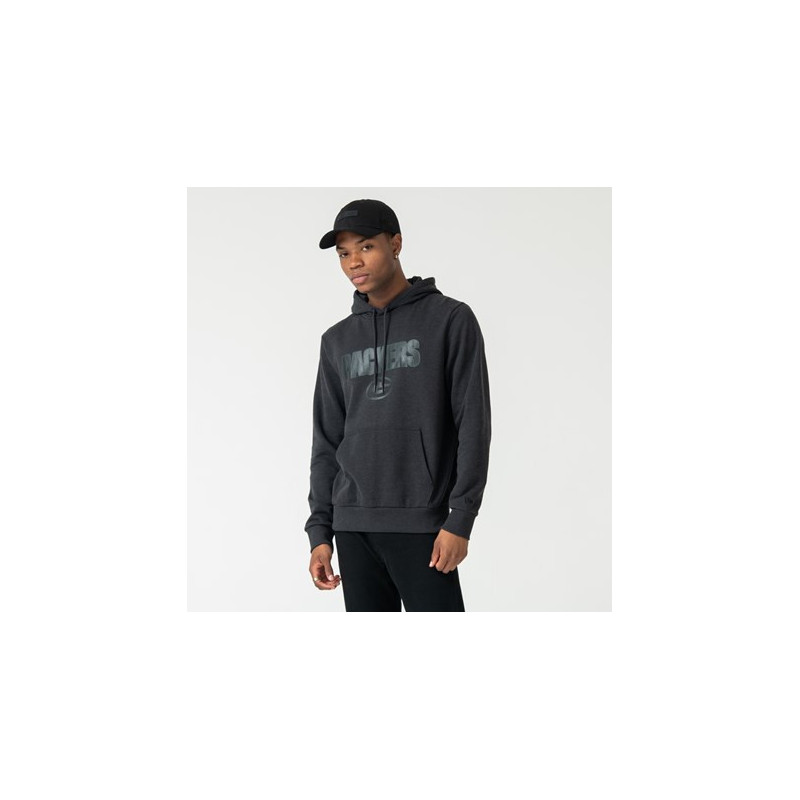 Men's New Era NFL Pullover Hoody Greenbay Packers Grey