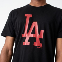 T-shirt MLB Los Angeles Dodgers New Era Seasonal Team Negro RD Para hombre