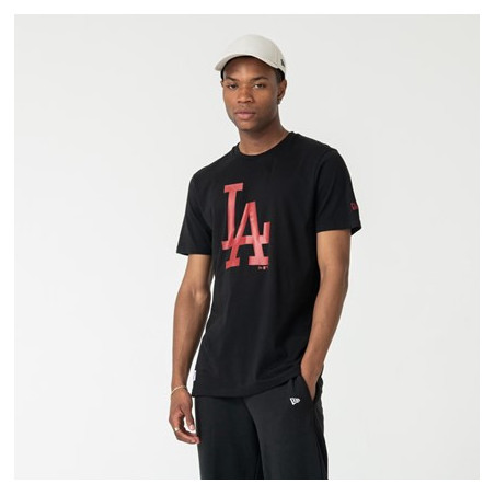 T-shirt MLB Los Angeles Dodgers New Era Seasonal Team Negro RD Para hombre