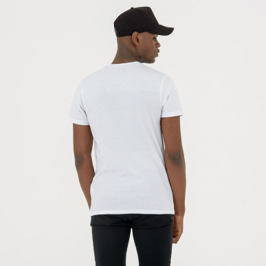 Men's New Era Team Logo tee NBA Brooklyn nets White