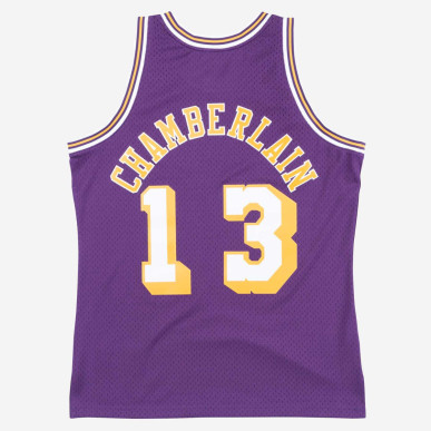 Mitchell & ness swingman hardwood classics nba Los Angeles Lakers Wilt Chamberlain 1971-72 Violet