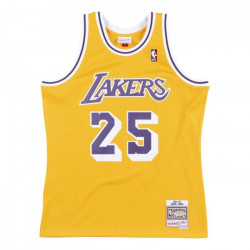 SMJYGS18441-LALLTGD94EJN_Maillot NBA swingman Eddie Jones Los Angeles Lakers 1994-95 Hardwood Classics Mitchell & ness jaune