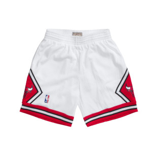 Men's Mitchell & Ness Swingman Short NBA Chicago Bulls 1997-98 White