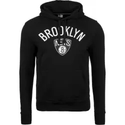 Sudadera NBA Brooklyn nets New Era Team logo negro