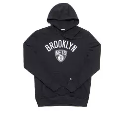 Sweat à Capuche NBA Brooklyn nets New Era Team logo Noir pour Homme