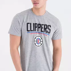 T-shirt NBA Los Angeles Clippers New Era Team Logo Gris para hombre