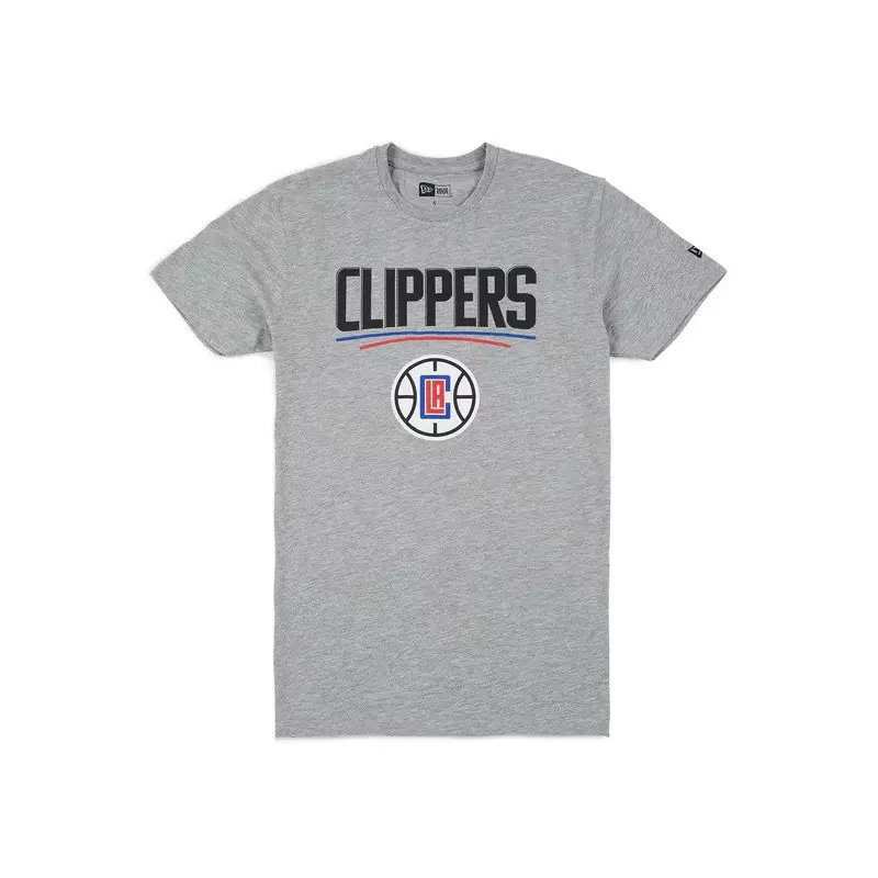 T-shirt NBA Los Angeles Clippers New Era Team Logo Gris para hombre