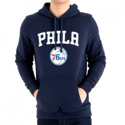 New Era NBA Team Logo PO Hoody Philadelphia 76ers navy para hombre