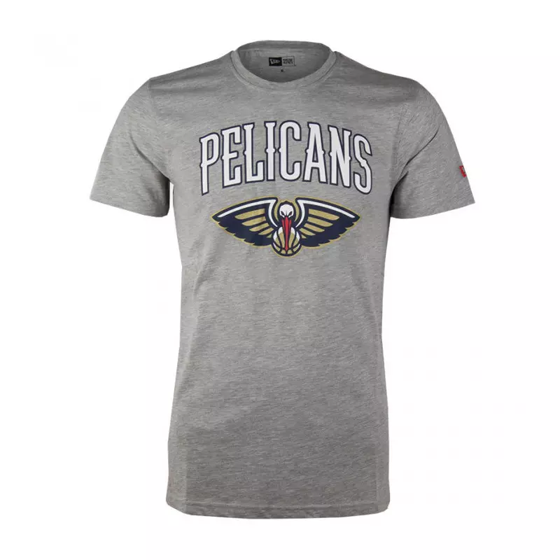 11551102_T-Shirt NBA New Orleans Pelicans New Era Team logo Gris pour Homme