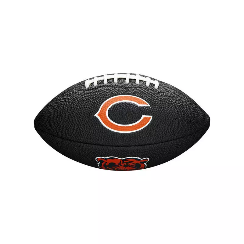 Mini balon de futbol americano Wilson NFL Soft touch team logo New Ball Chicago negro