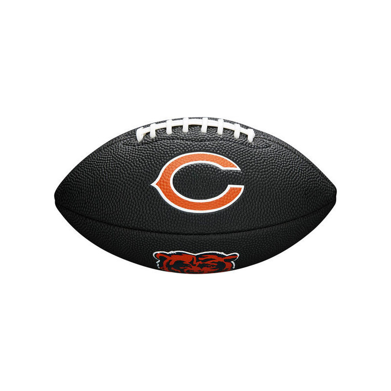 Wilson NFL Soft touch team logo Mini Ball Chicago Bears black