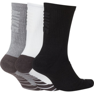 Calcetin Nike Everyday Crew 3 Pack Blanco / Ngro / Gris