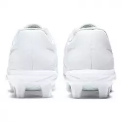 Crampons de Softball moulé Nike Lunar Hyperdiamond Varsity MCS Blanc