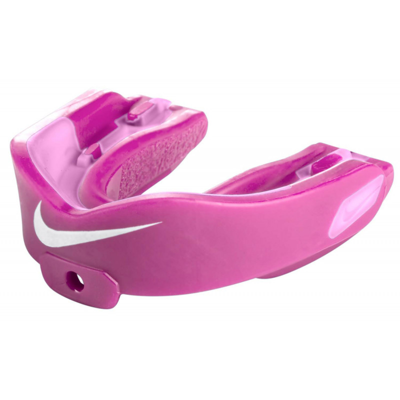 NUU36-675_Protège dent Nike Hyperstrong Adulte Rose avec strap Goût Chewing-gum